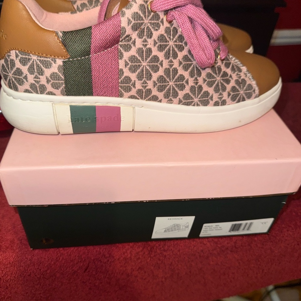 Kate Spade Pink and Brown Women's Sneakers